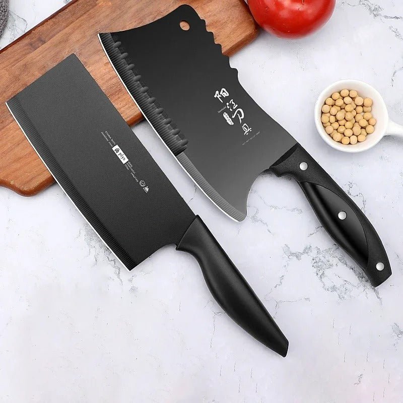 Couteau de cuisine professionnel lame noire