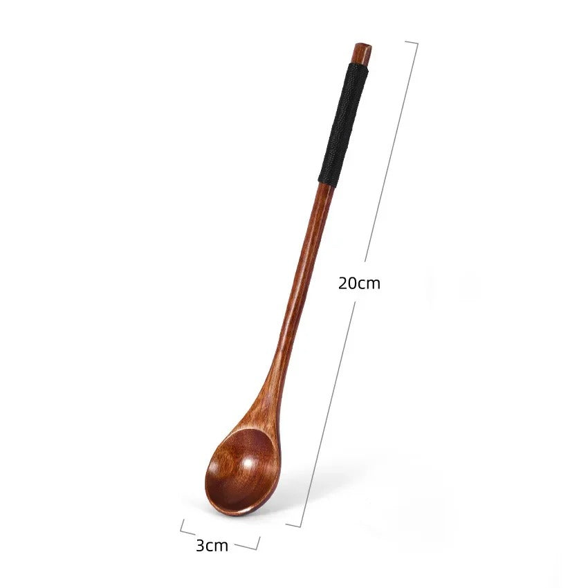 Cuillère en bois pour sauce et pâtisserie