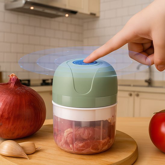 Hachoir electrique cuisine utilisation rapide