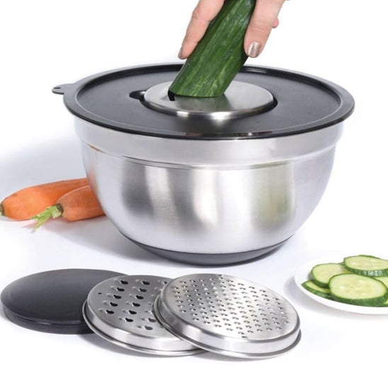 Saladier multifonction ustensile pratique