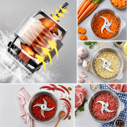 Accessoires complets du hachoir électrique à viande