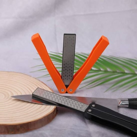 aiguiseur couteau manuel avec base antidérapante pour plus de sécurité