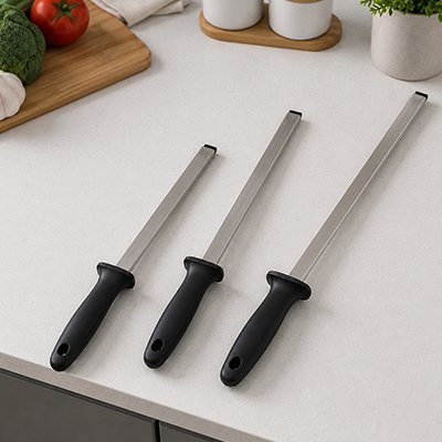 Aiguiseur de couteaux professionnel en acier inoxydable