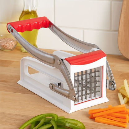 Coupe frite inox avec légumes frais
