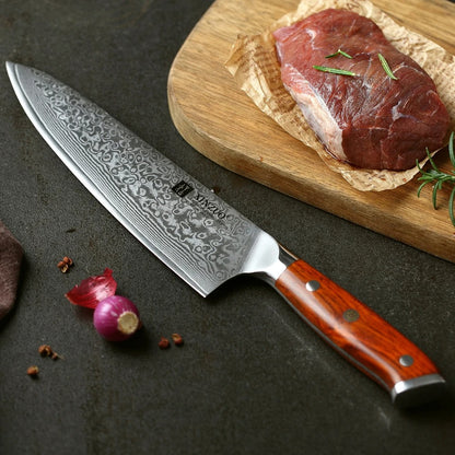 couteau japonais santoku pro