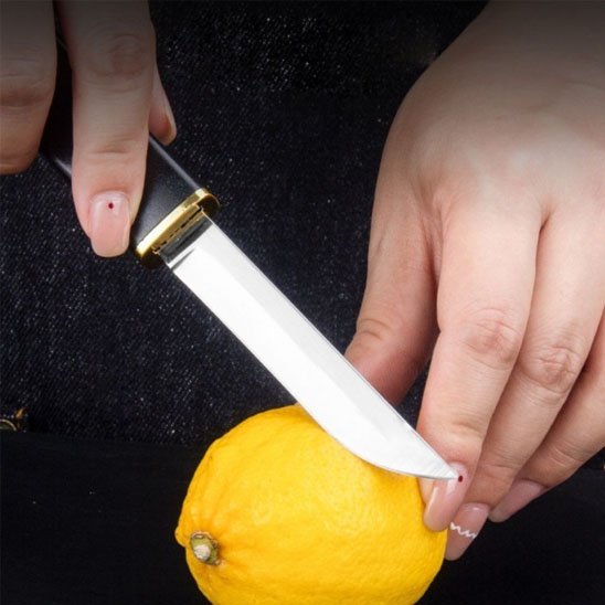 couteaux de cuisine lame inox