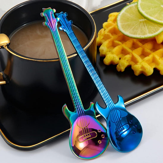 Cuillère à café musique style rock