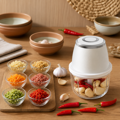 Hachoir à viande pro posé en cuisine