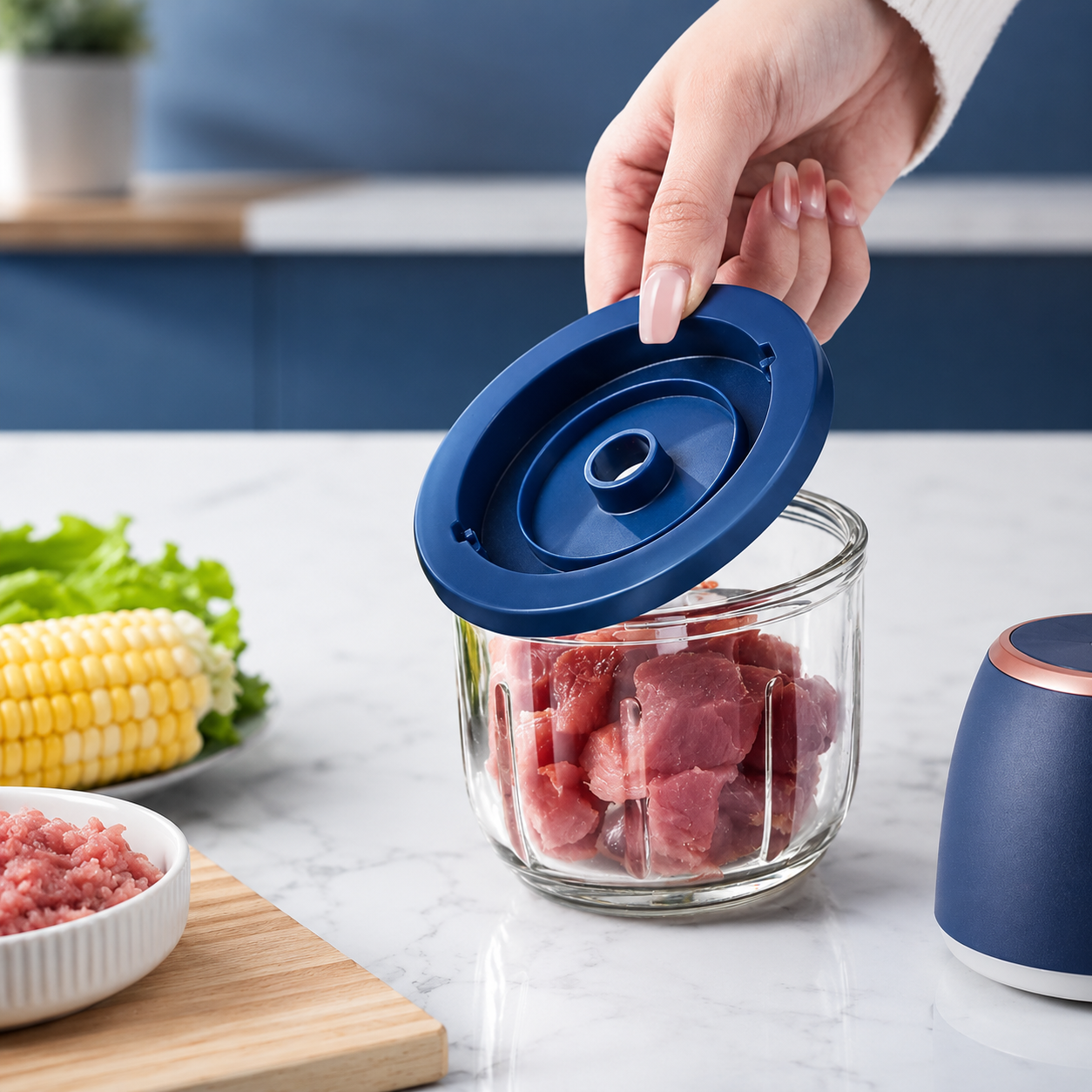 Hachoir à viande pro prêt à utiliser