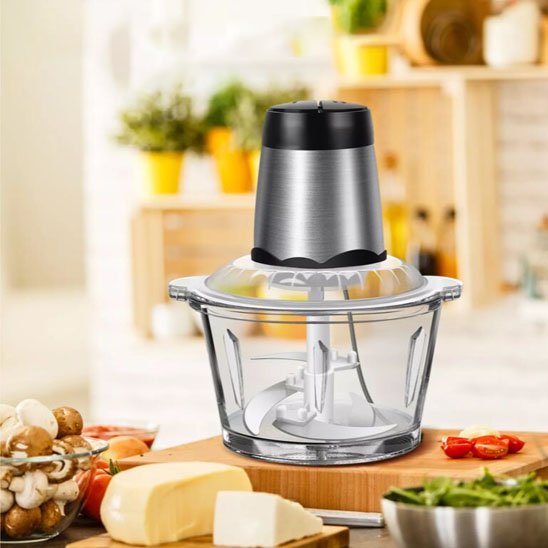hachoir électrique à viande coupe rapide précise