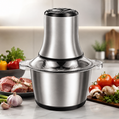 Hachoir électrique à viande en acier inoxydable