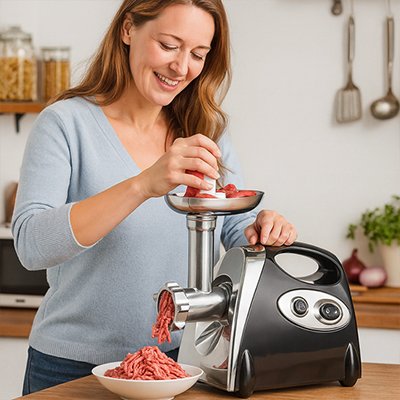 hachoir électrique à viande utilisation facile