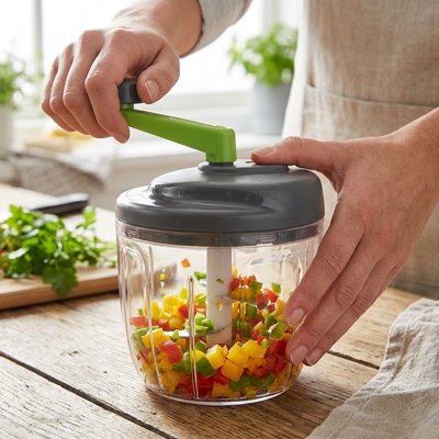 Hachoir manuel compact cuisine sans électricité