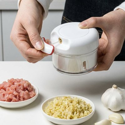 Hachoir manuel portable préparation rapide repas