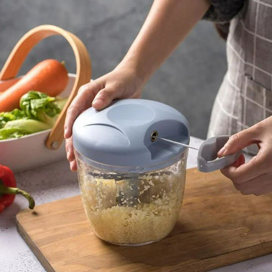 Hachoir manuel preparation legumes cuisine rapide