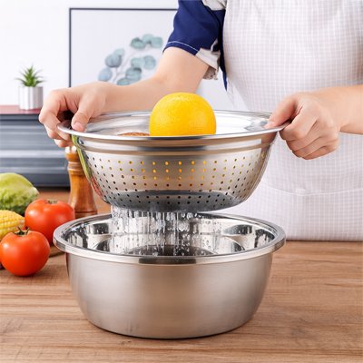 Mandoline de cuisine manuelle avec sécurité