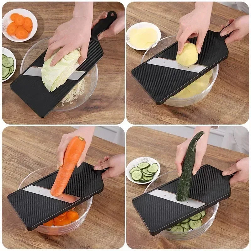 Mandoline de cuisine manuelle coupe rapide legumes varies