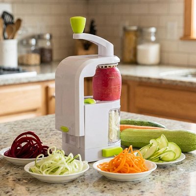 mandoline de cuisine manuelle réglage épaisseur tranche