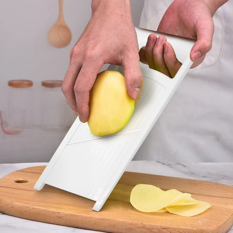 Mandoline japonaise professionnelle en inox avec lames réglables