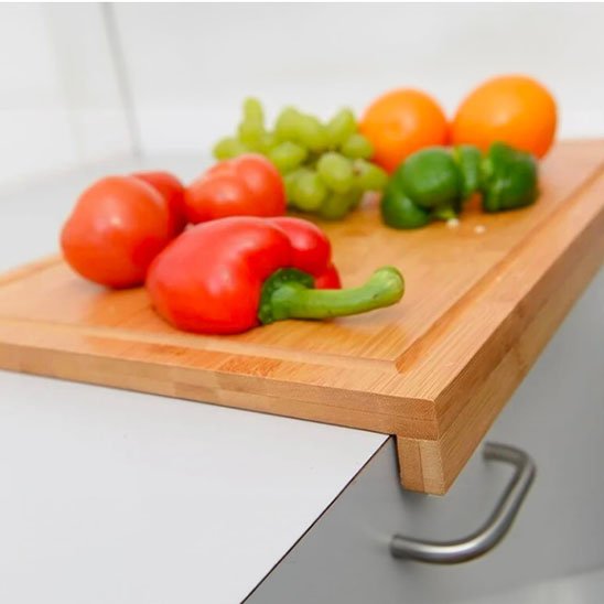 Planche à découper bois cuisine légumes