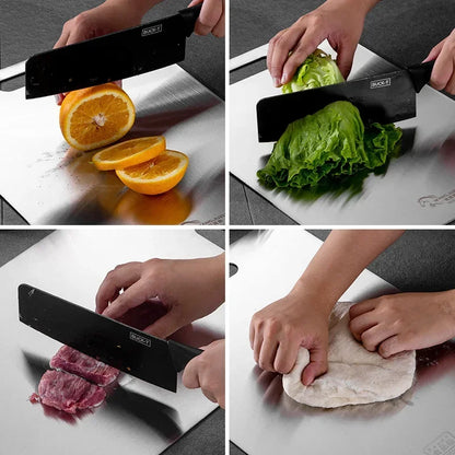 planche a decouper en inox ustensile cuisine moderne