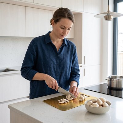 planche à découper haut de gamme en cuisine