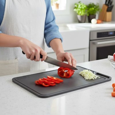 Planche a decouper surface lisse