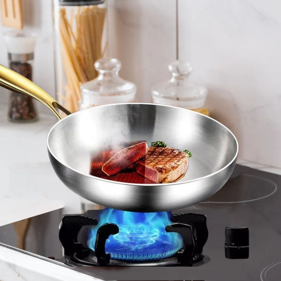 Poêle en inox de haute qualité