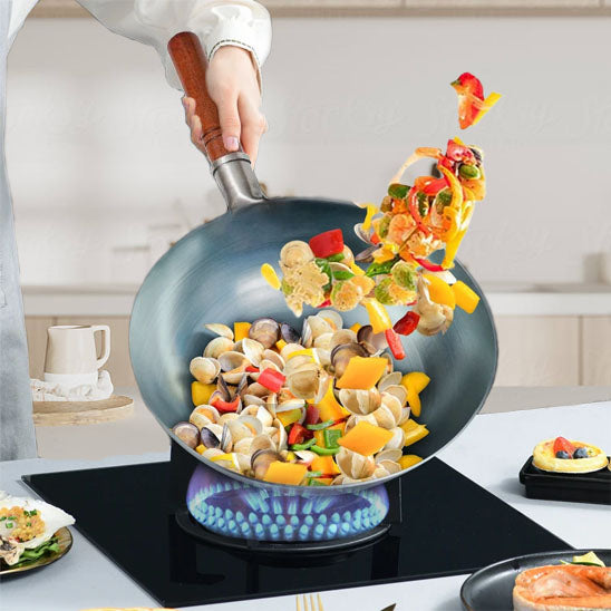 Poêle wok pour cuisine asiatique