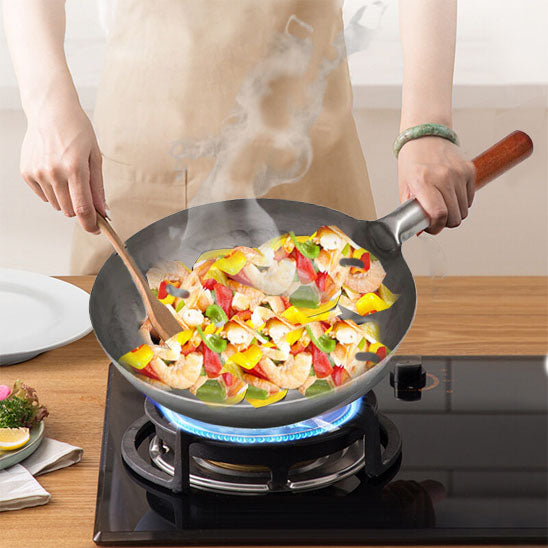 Poêle wok pour cuisson rapide