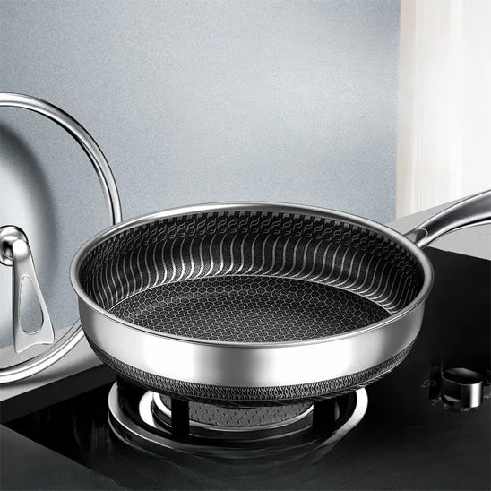 Poêle wok pour cuisson rapide
