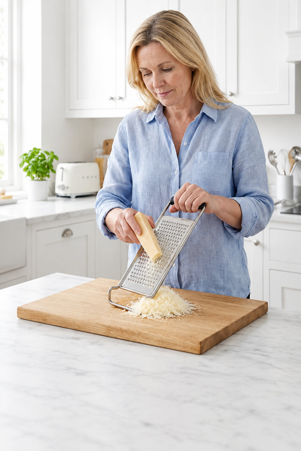 Rape a parmesan utilisée avec carotte